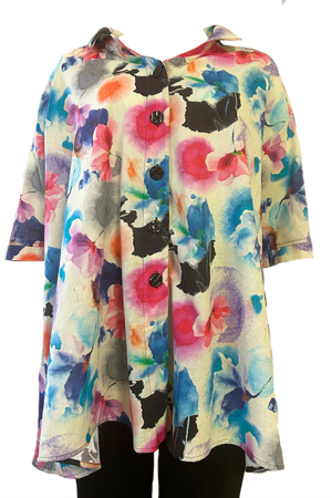 Capri shirt: Spring Flowers