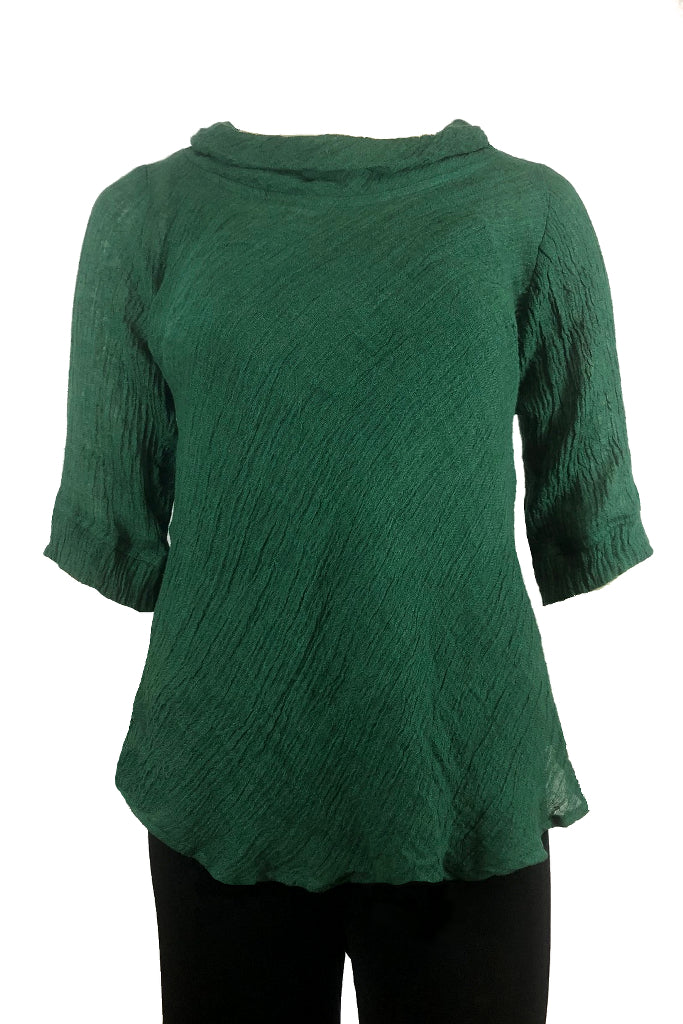 plus size green top